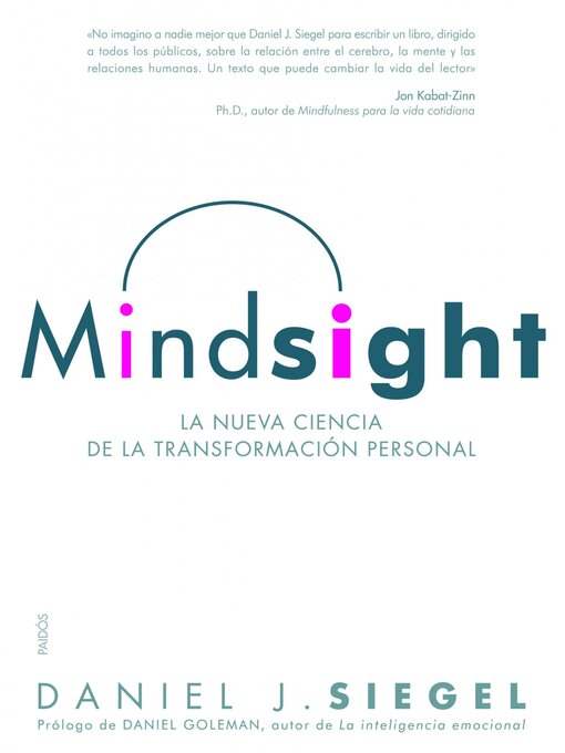 Title details for Mindsight by Daniel J. Siegel - Wait list